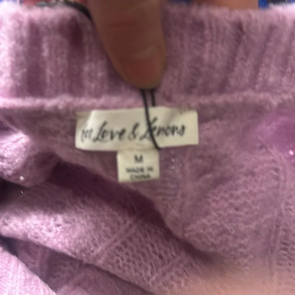 For love and lemons cardigan sweater. NWT size medium - Picture 5 of 5